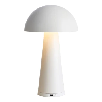 Markslöjd 108656 - LED Himmennettävä ladattava lamppu FUNGI LED/1,5W/5V IP44 valkoinen