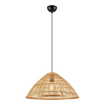 Markslöjd 108673 - Kattokruunu johdossa CAPELLO 1xE27/40W/230V beige/bambu