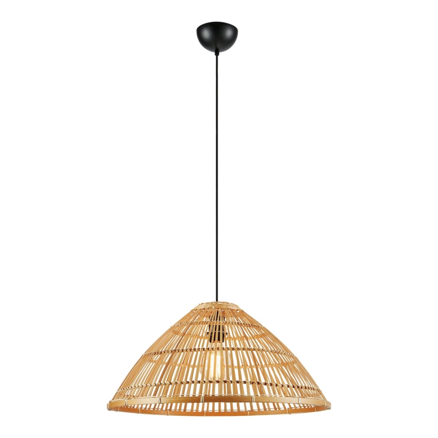 Markslöjd 108673 - Kattokruunu johdossa CAPELLO 1xE27/40W/230V beige/bambu