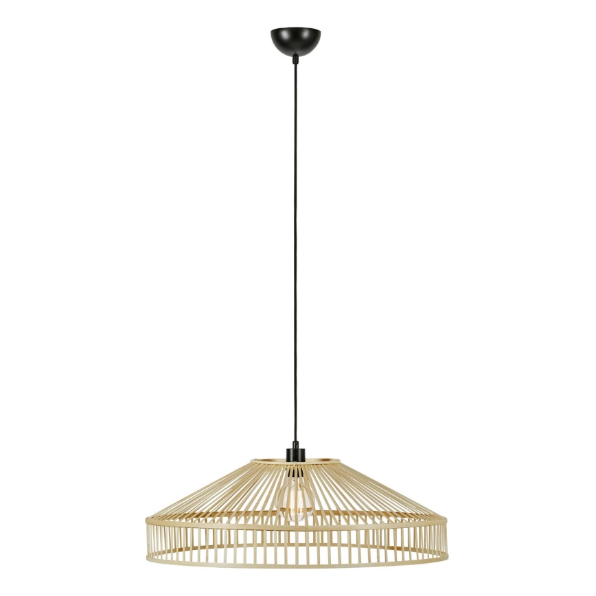 Markslöjd 108783 - Kattokruunu johdossa TAPA 1xE27/40W/230V beige/bambu