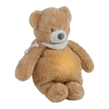 Nattou - Snuggle buddy melodialla ja valolla SLEEPY BEAR 4in1 ruskea