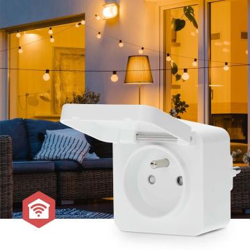 Älykäs pistoke Smartlife 3680W/230V/ Type E/16A Wi-Fi Tuya IP44