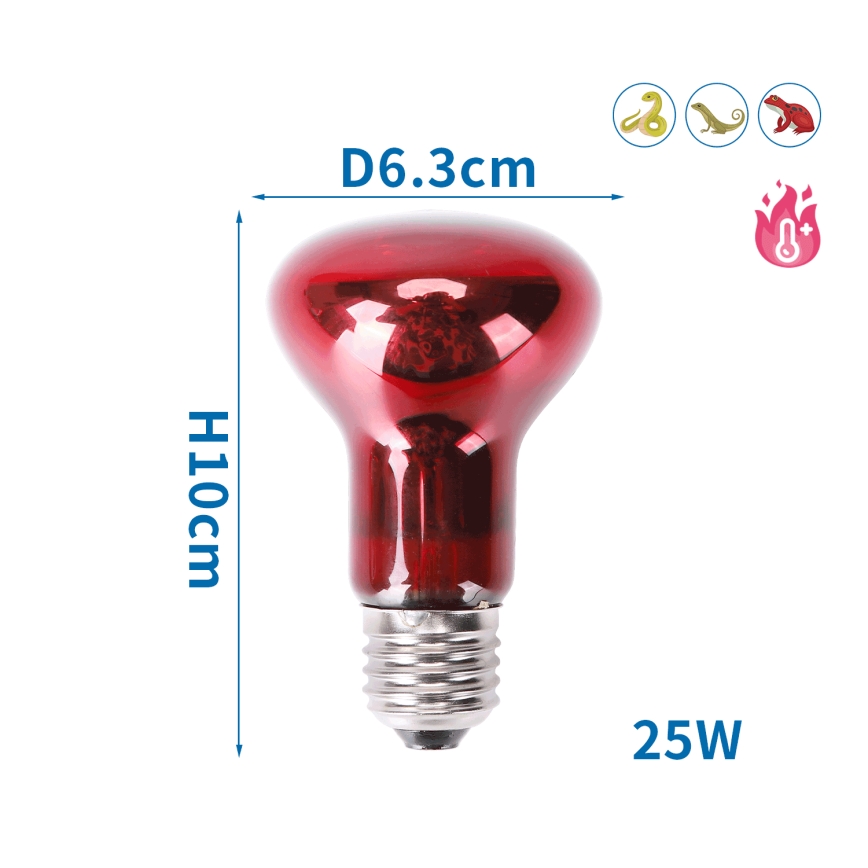 Nobleza - Infrapunalamppu terraarioihin E27/25W230V IP54