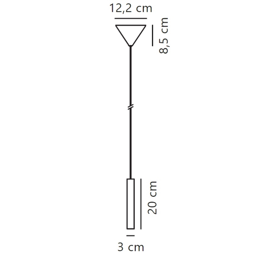 Nordlux - Himmennettävä LED-kattokruunu johdossa OMARI LED/4,4W/230V valkoinen