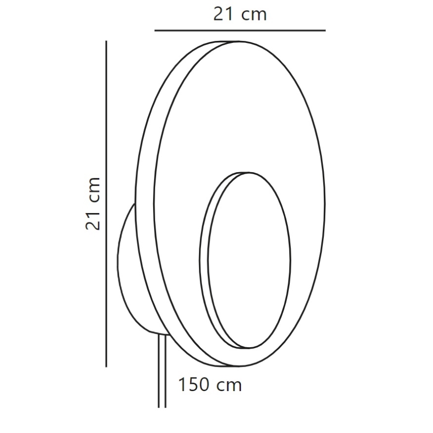 Nordlux - Himmennettävä LED-seinävalaisin MARSI LED/7W/230V valkoinen