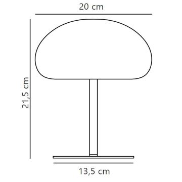 Nordlux - Himmennettävä LED-ulkopöytälamppu SPONGE LED/4,8W/3,7V IP65