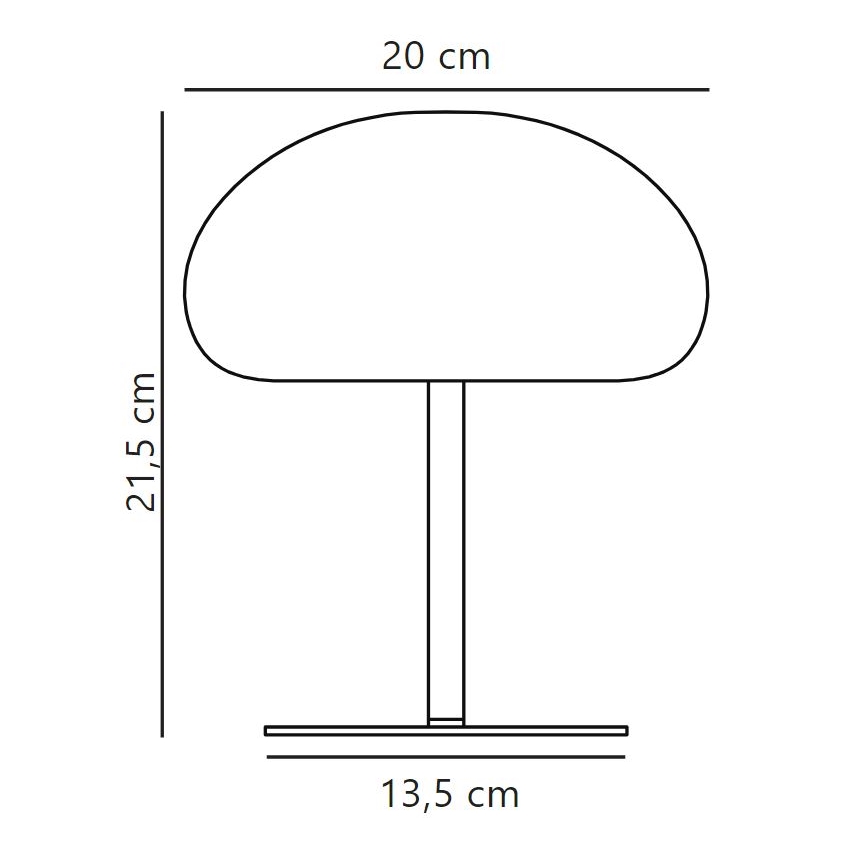 Nordlux - Himmennettävä LED-ulkopöytälamppu SPONGE LED/4,8W/3,7V IP65