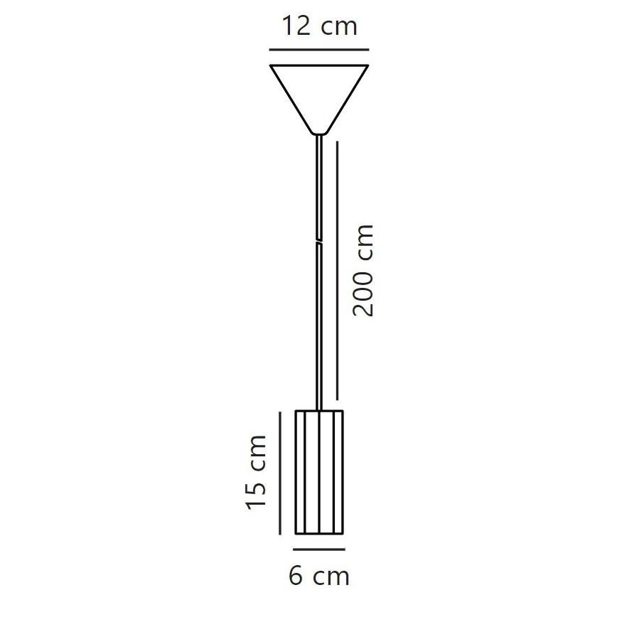 Nordlux - Kattokruunu johdossa ALANIS 1xGU10/15W/230V