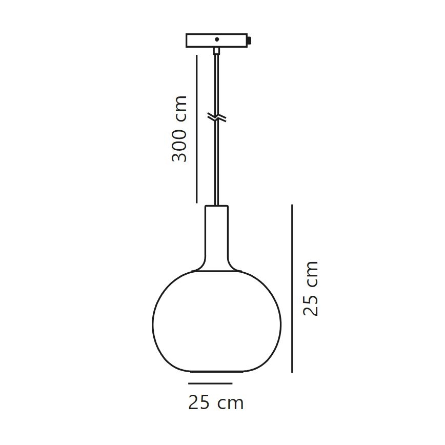 Nordlux - Kattokruunu johdossa ALTON 1xE27/60W/230V musta