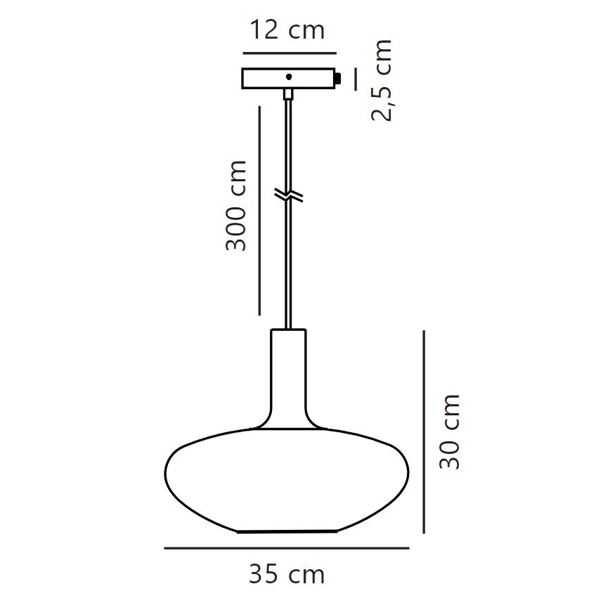 Nordlux - Kattokruunu johdossa ALTON 1xE27/60W/230V musta