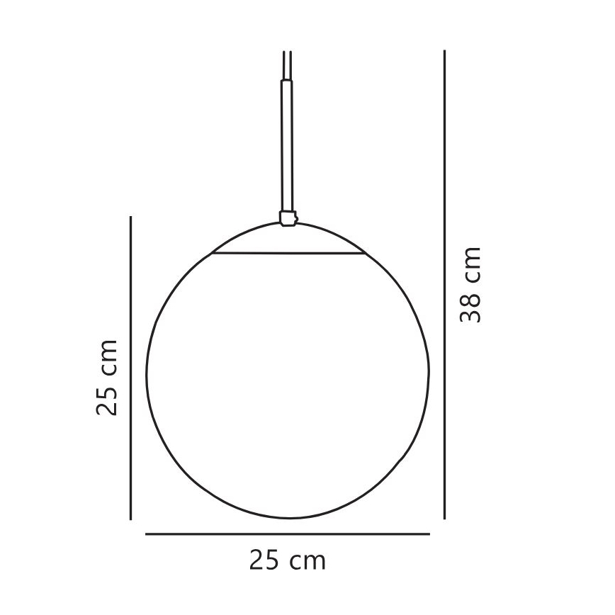 Nordlux - Kattokruunu johdossa CAFE 1xE27/25W/230V halkaisija 25 cm