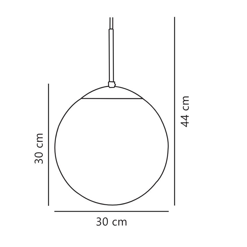 Nordlux - Kattokruunu johdossa CAFE 1xE27/25W/230V halkaisija 30 cm