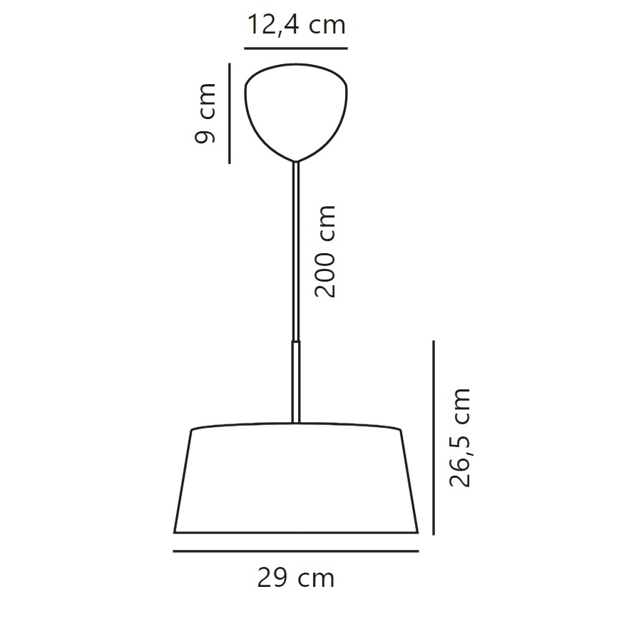 Nordlux - Kattokruunu johdossa CLASI 3xE14/10W/230V halkaisija 29 cm