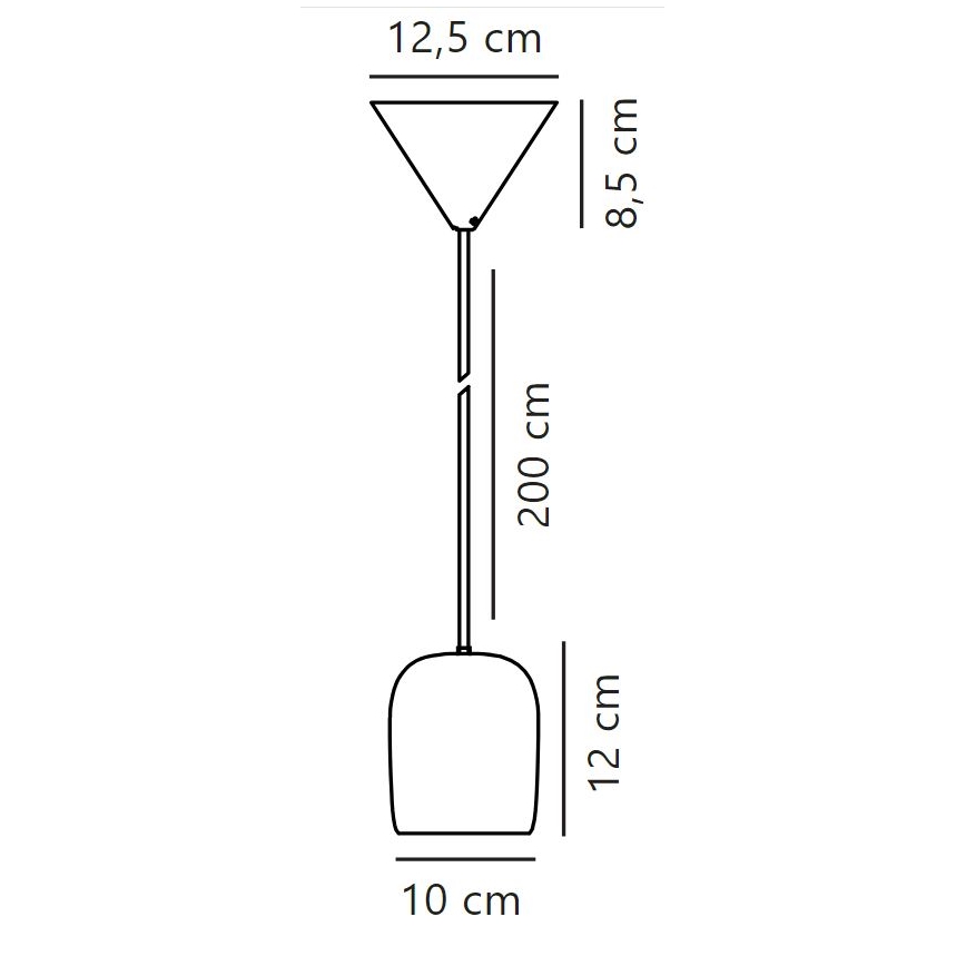 Nordlux - Kattokruunu johdossa NOTTI 1xE27/25W/230V harmaa