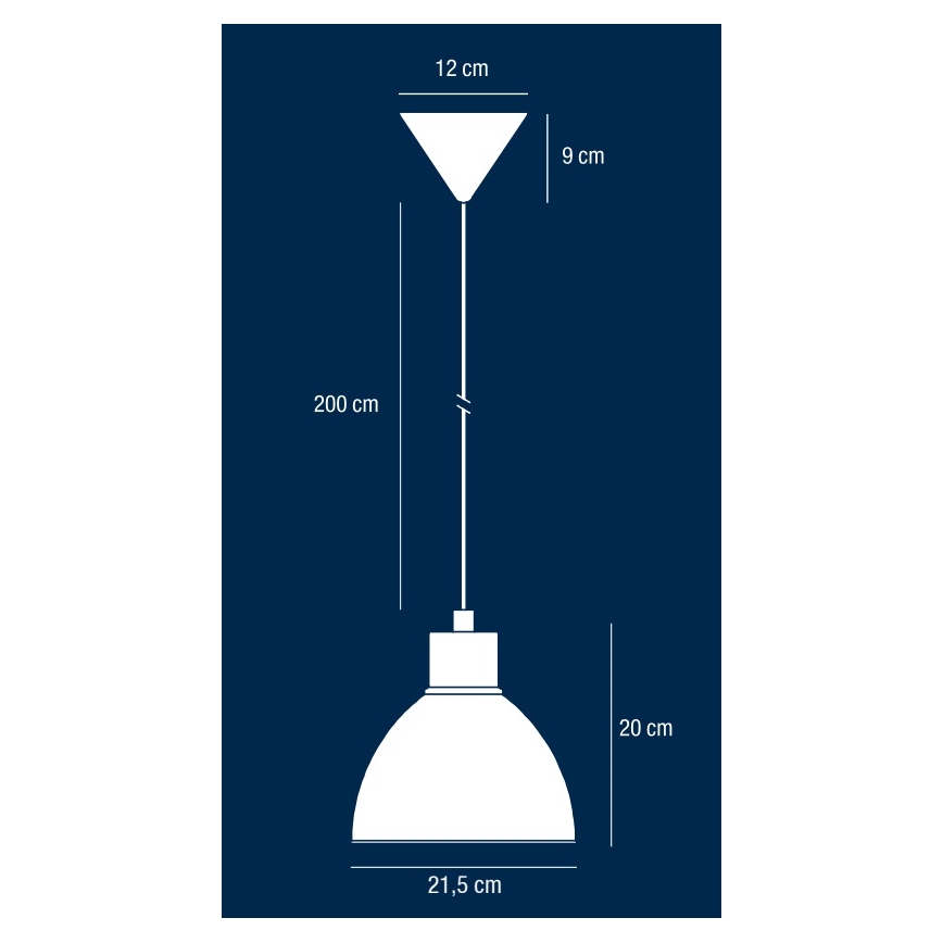 Nordlux - Kattokruunu johdossa POP 1xE27/40W/230V musta/kulta