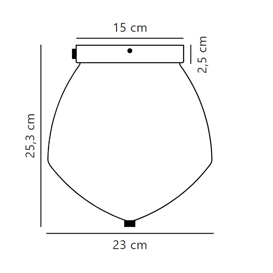 Nordlux - Kattovalo ORBIFORM 1xE27/40W/230V kulta