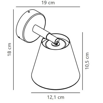 Nordlux - Kylpyhuoneen kohdevalo IP 1xGU10/8W/230V IP44