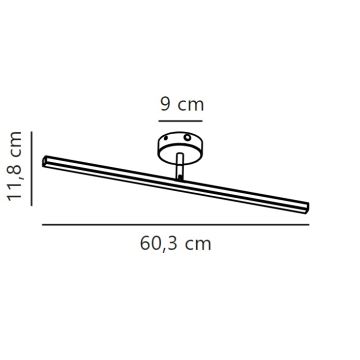 Nordlux - Kylpyhuoneen LED-peilivalo IP LED/7,2W/230V IP44 60 cm valkoinen