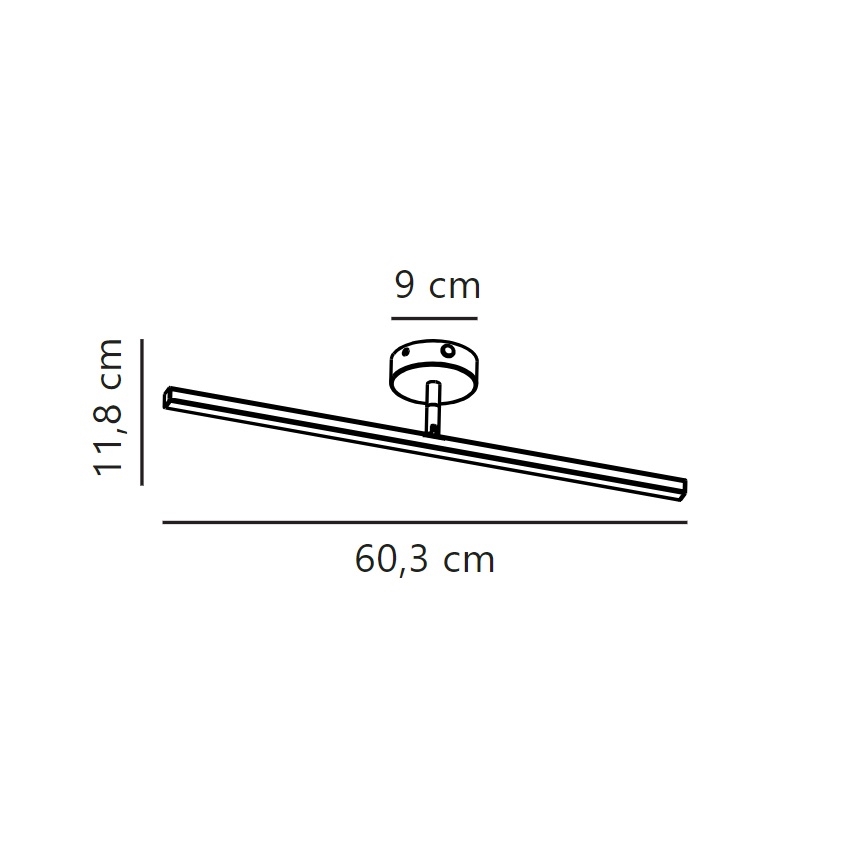 Nordlux - Kylpyhuoneen LED-peilivalo IP LED/7,2W/230V IP44 60 cm valkoinen