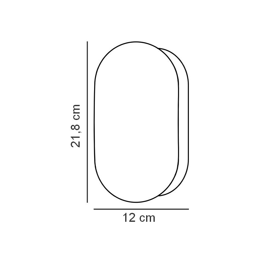 Nordlux - Kylpyhuoneen seinävalaisin FOAM 1xE27/55W/230V IP44 musta