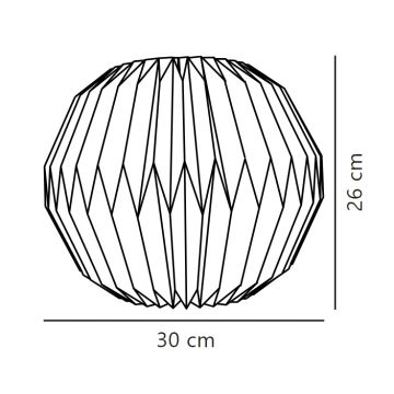 Nordlux - Lampunvarjostin BELLOY E27 halkaisija 30 cm