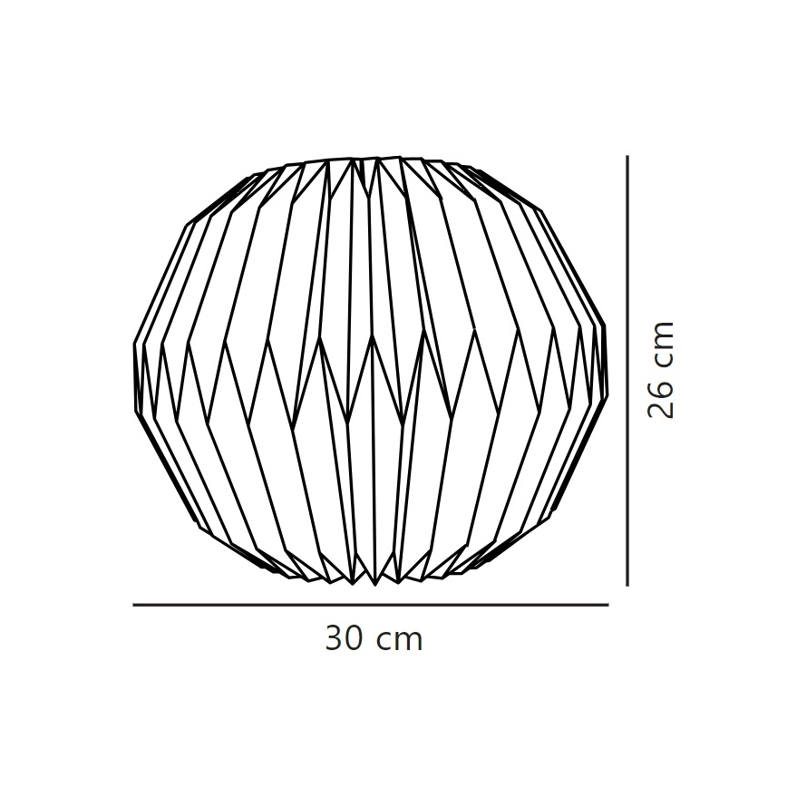 Nordlux - Lampunvarjostin BELLOY E27 halkaisija 30 cm