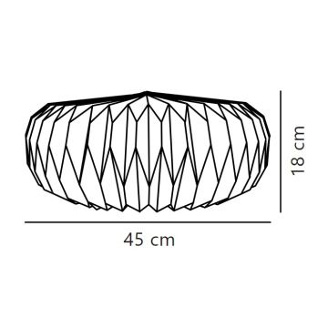 Nordlux - Lampunvarjostin BELLOY E27 halkaisija 45 cm