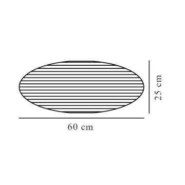 Nordlux - Lampunvarjostin VILLO E27 halkaisija 60 cm valkoinen