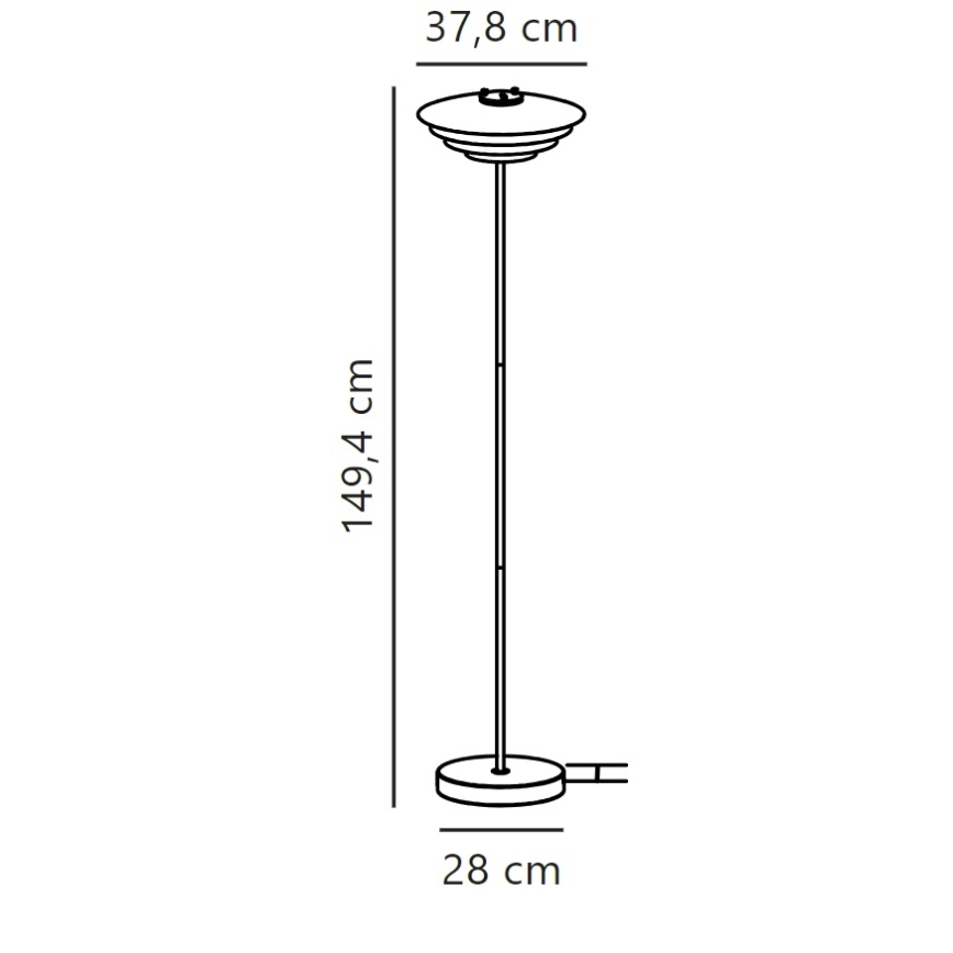 Nordlux - Lattialamppu BRETAGNE 1xG9/25W/230V valkoinen