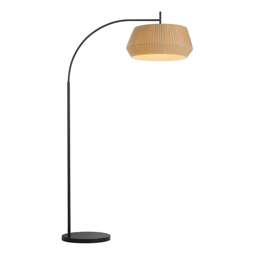 Nordlux - Lattialamppu DICTE 1xE27/60W/230V musta/beige