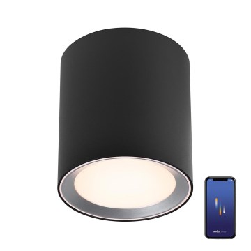 Nordlux - LED Himmennettävä kylpyhuone kohdevalo LANDON SMART LED/8W/230V 2700-6500K IP44 musta