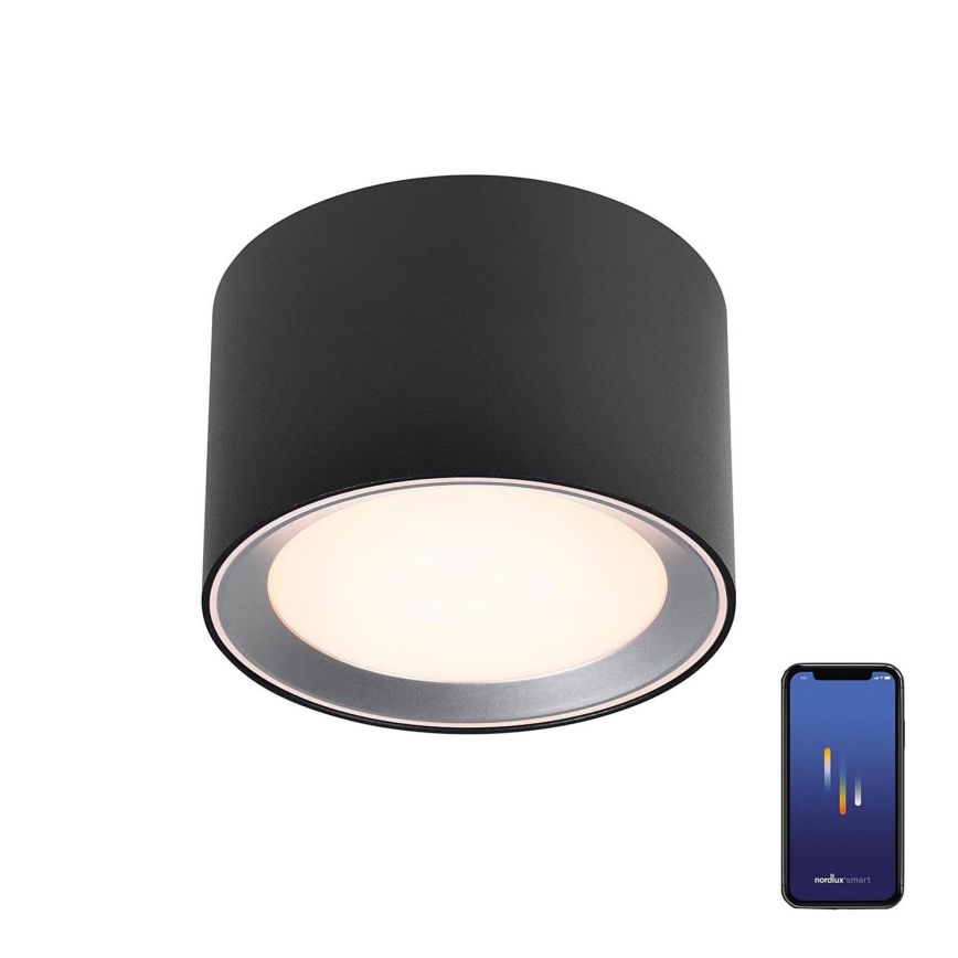 Nordlux - LED Himmennettävä kylpyhuone kohdevalo LANDON SMART LED/8W/230V 2700-6500K IP44 musta