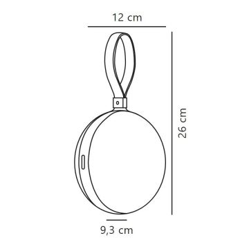 Nordlux - LED Himmennettävä ulko portable kevyt BRING TO-GO LED/1W/3,7V IP54 vihreä