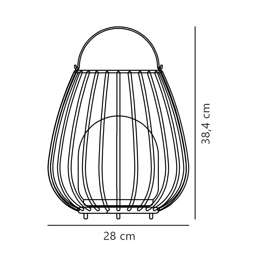 Nordlux - LED Himmennettävä ulko portable kevyt JIM TO-GO LED/3W/3,7V IP54 musta