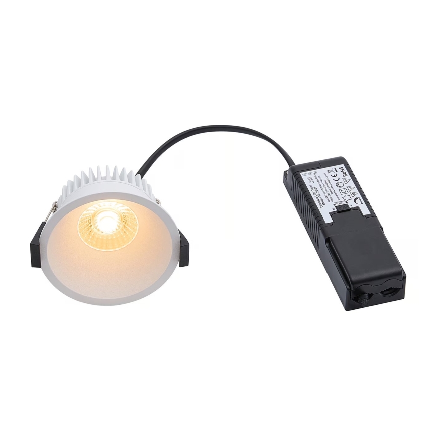 Nordlux - LED Himmennettävä upotettu kylpyhuonevalaisin ALBRIC LED/8W/230V IP44 valkoinen