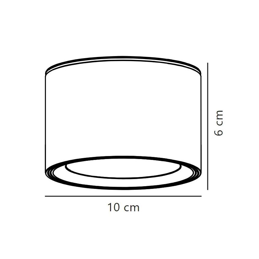 Nordlux - LED-kohdevalaisin FALLON LED/5,5W/230V musta