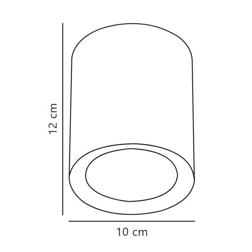 Nordlux - LED-kohdevalaisin FALLON LONG LED/5,5W/230V musta