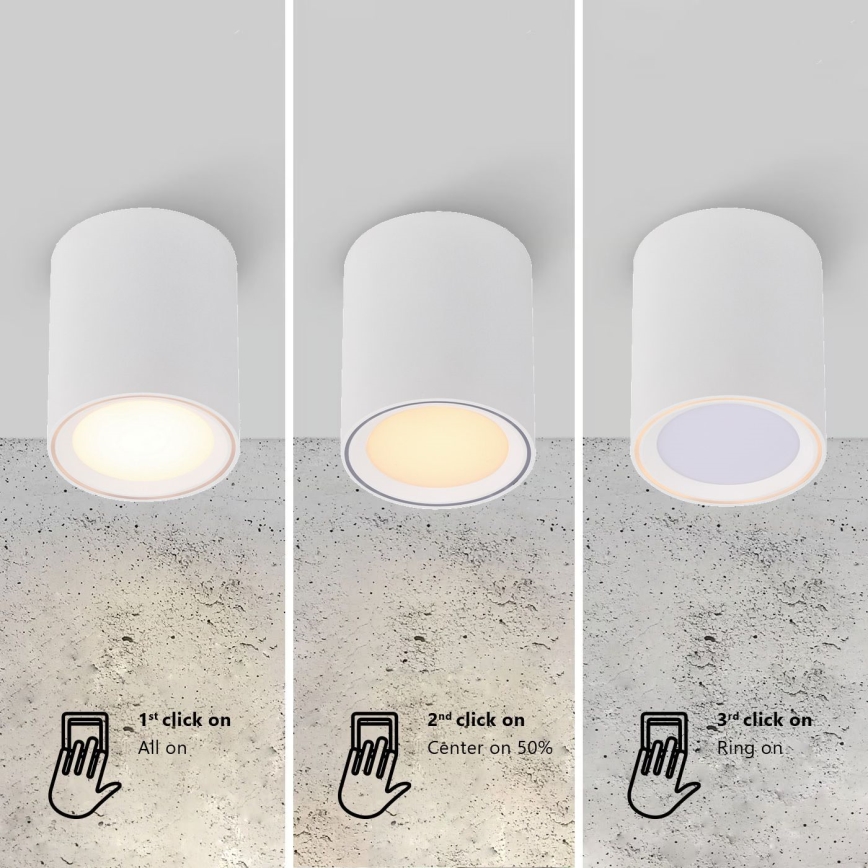 Nordlux - LED-kohdevalaisin FALLON LONG LED/5,5W/230V valkoinen