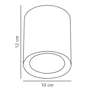 Nordlux - LED-kohdevalaisin FALLON LONG LED/5,5W/230V valkoinen