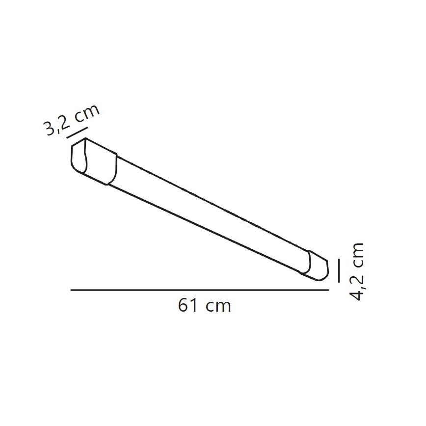 Nordlux - LED Loisteputki ARLINGTON LED/10W/230V 61 cm