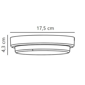 Nordlux - LED-ulkoseinävalaisin CUBA LED/6,5W/230V IP54 halkaisija 17,5 cm valkoinen