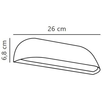 Nordlux - LED-ulkoseinävalaisin FRONT LED/9,5W/230V IP44