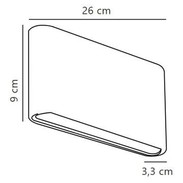 Nordlux - LED-ulkoseinävalaisin KINVER LED/10W/230V IP54 musta