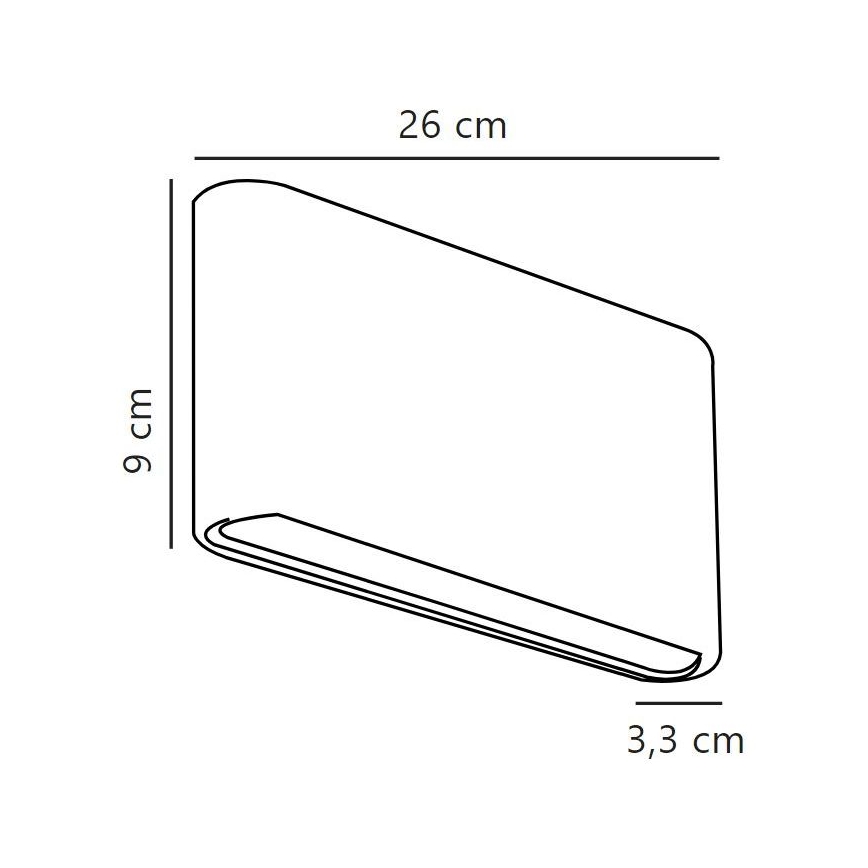 Nordlux - LED-ulkoseinävalaisin KINVER LED/10W/230V IP54 musta