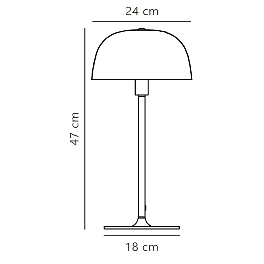 Nordlux - Pöytävalaisin CERA 1xE14/40W/230V kulta