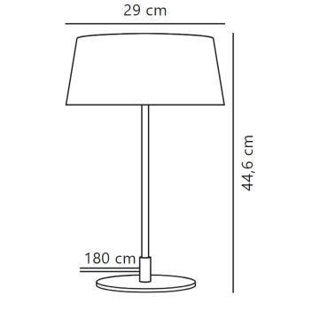 Nordlux - Pöytävalaisin CLASI 3xE14/10W/230V