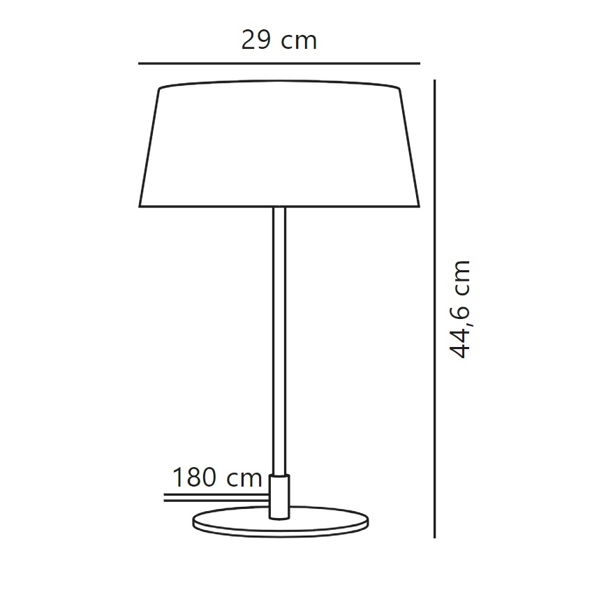 Nordlux - Pöytävalaisin CLASI 3xE14/10W/230V