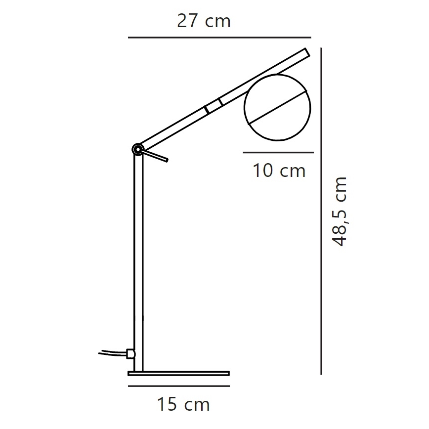 Nordlux - Pöytävalaisin CONTINA 1xG9/5W/230V messinki