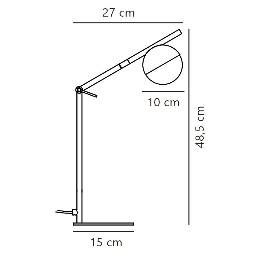 Nordlux - Pöytävalaisin CONTINA 1xG9/5W/230V musta