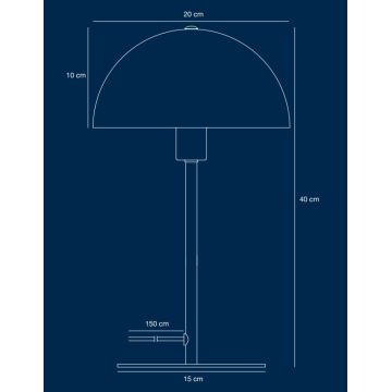 Nordlux - Pöytävalaisin ELLEN 1xE14/40W/230V kulta/musta